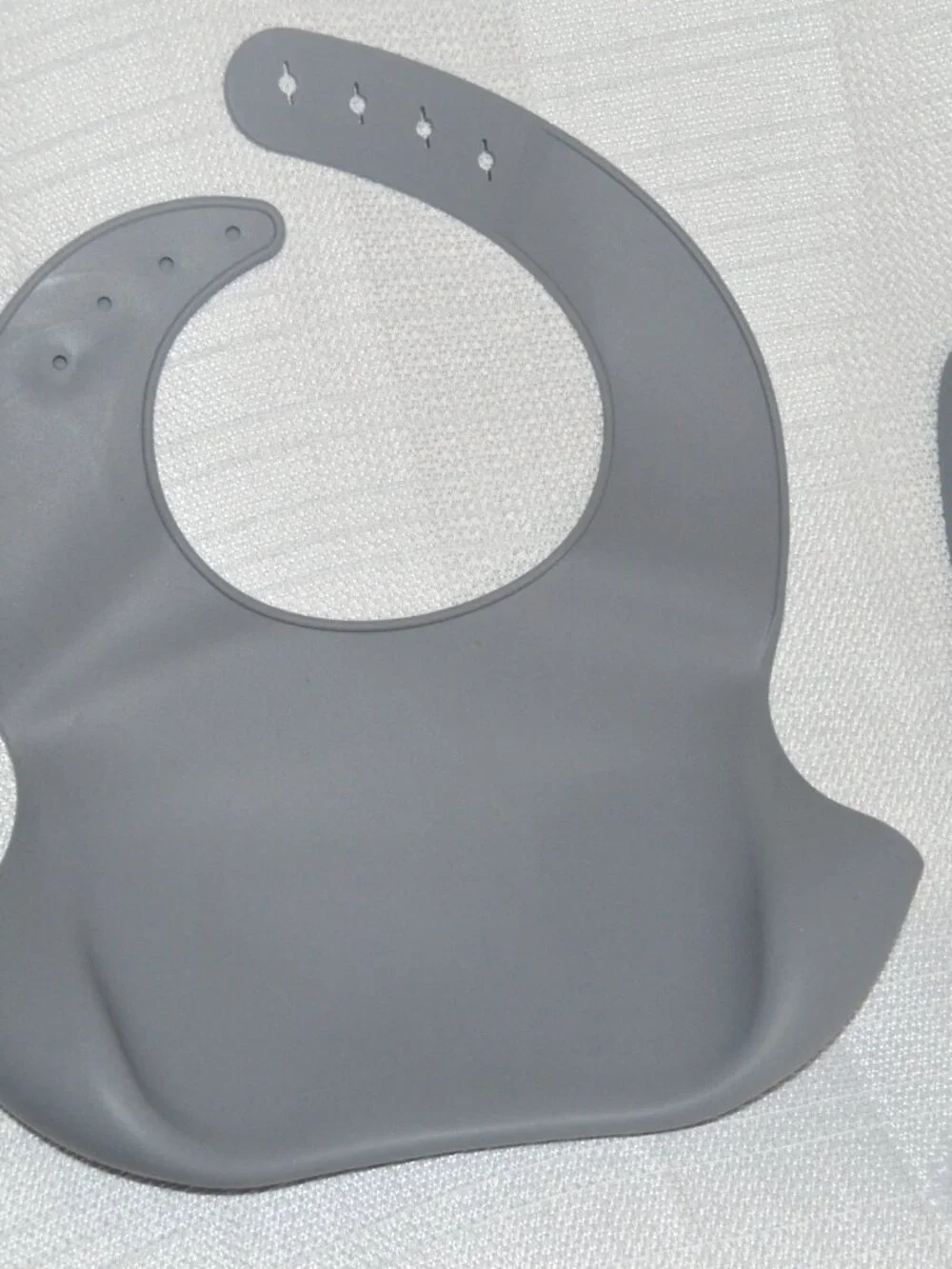Silicone Bib & Spoon Set – Gray
